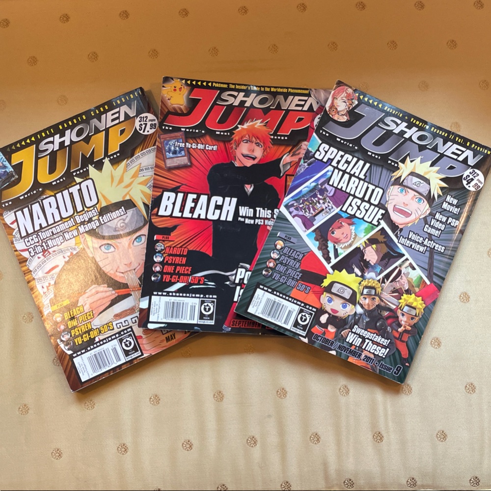 Shonen Jump Magazines